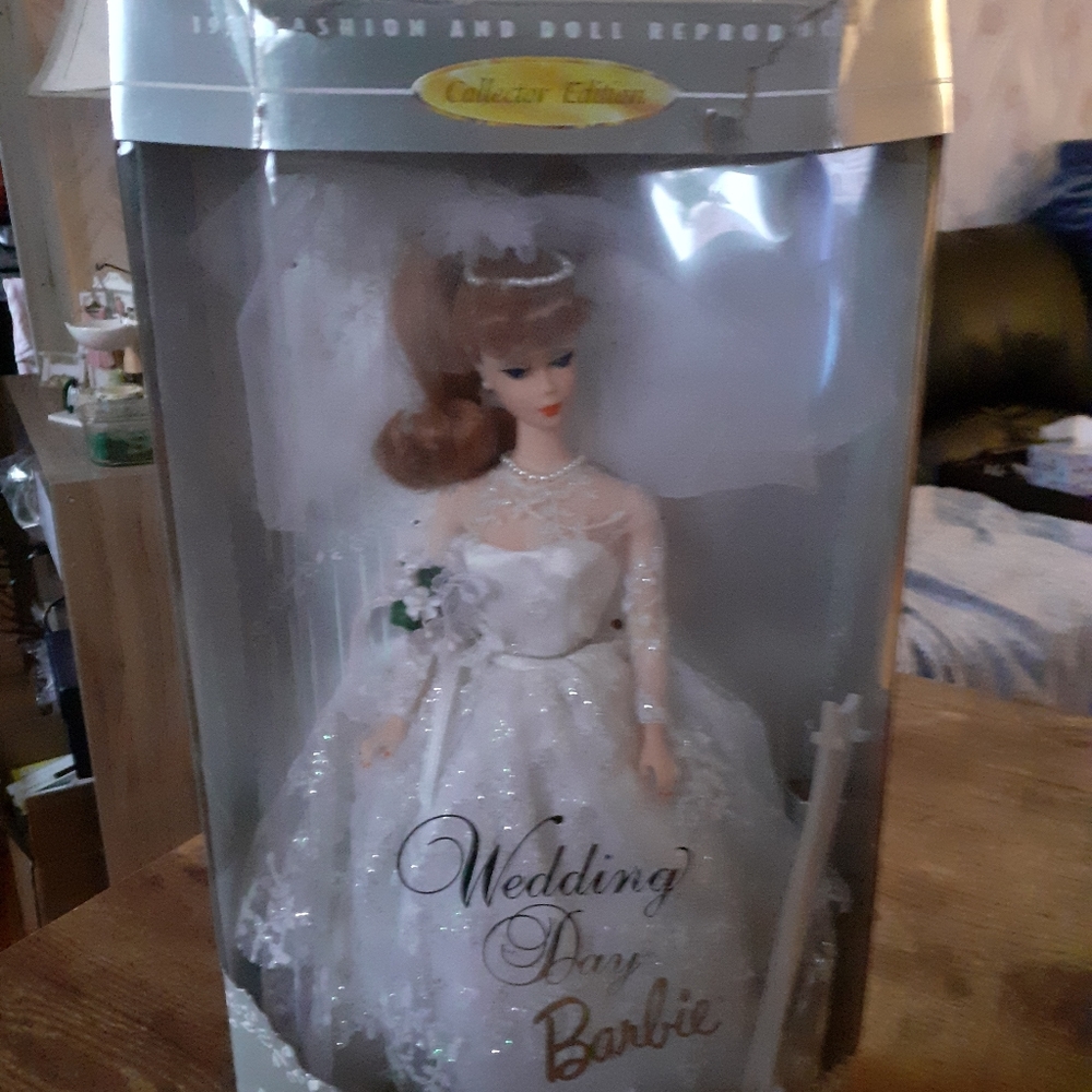 1961 Repro Wedding Day BARBIE Redhead Doll Collector Edition 1996 Mattel - Picture 4 of 5